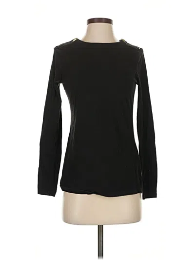 Pre-owned Michael Michael Kors Long Sleeve T-shirt In Black
