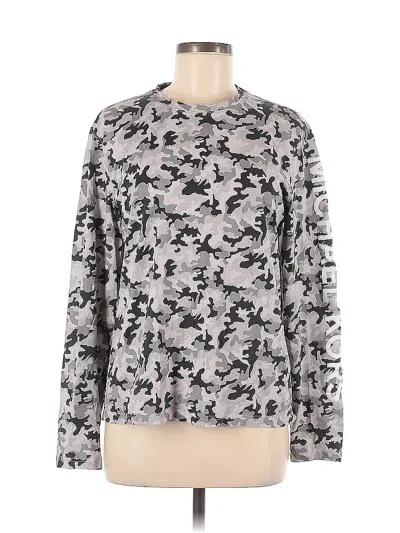 Pre-owned Michael Michael Kors Long Sleeve T-shirt In Gray