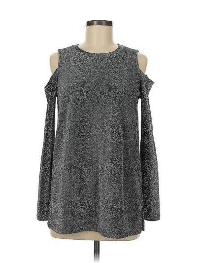 Pre-owned Michael Michael Kors Long Sleeve T-shirt In Gray