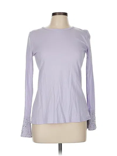 Pre-owned Michael Michael Kors Long Sleeve T-shirt In Purple