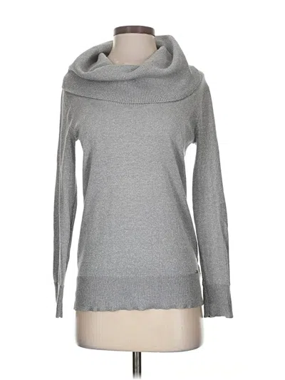 Pre-owned Michael Michael Kors Long Sleeve Top Gray Cowl Neck Tops
