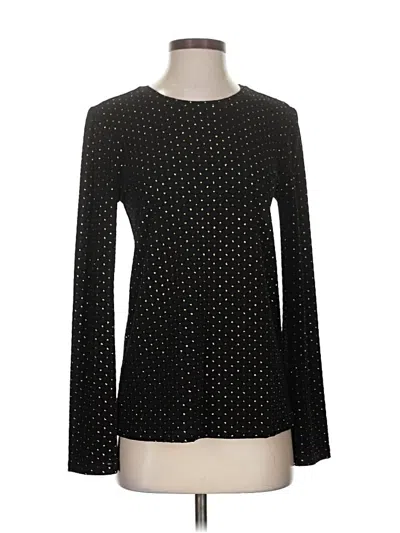 Pre-owned Michael Michael Kors Long Sleeve T-shirt In Black