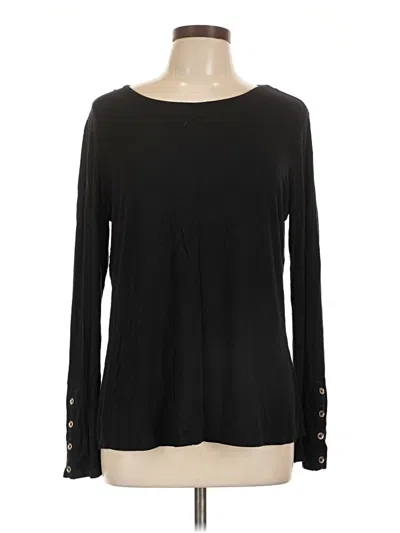 Pre-owned Michael Michael Kors Long Sleeve T-shirt In Black