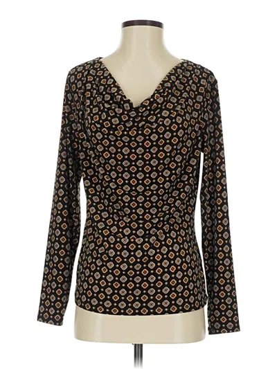 Pre-owned Michael Michael Kors Long Sleeve T-shirt In Brown