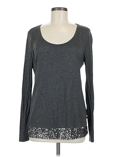 Pre-owned Michael Michael Kors Long Sleeve T-shirt In Gray