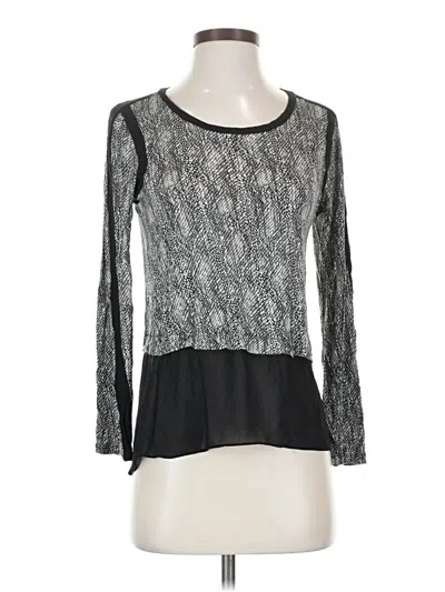 Pre-owned Michael Michael Kors Long Sleeve T-shirt In Silver