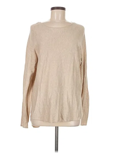Pre-owned Michael Michael Kors Long Sleeve T-shirt In Tan