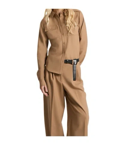 Michael Michael Kors Long-sleeved Shirt In Nude