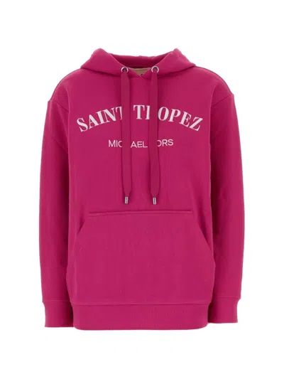 Michael Michael Kors Long Sleeves Hoddie In Pink