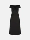 Michael Michael Kors Longuette' Viscose Blend Dress With Bare Shoulders