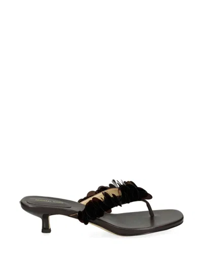 Michael Michael Kors Loretta Sandals In Brown