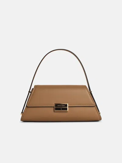 Michael Michael Kors 'ludlow' Beige Leather Bag