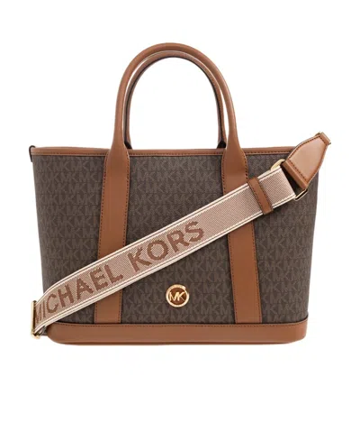 Michael Michael Kors Luisa Tote Bag In Brown