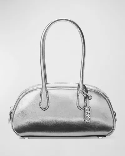 Michael Michael Kors Lulu Metallic Leather Shoulder Bag