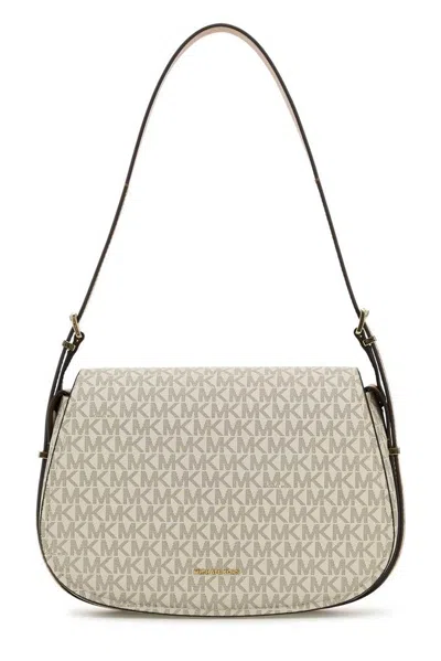 Michael Michael Kors Lydia Shoulder Bag In Beige