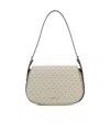 Shop Michael Michael Kors Lydia Shoulder Bag In Nude