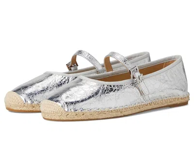 Michael Michael Kors Lynn Ballet Espadrille In Silver