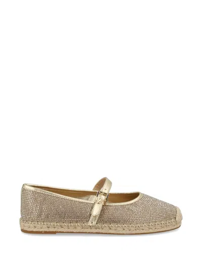 Michael Michael Kors Lynn Ballet Espadrilles In Gold