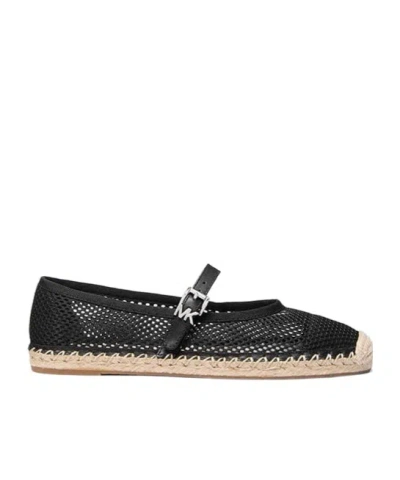 Michael Michael Kors Lynn Mesh Ballet Espadrille In Black