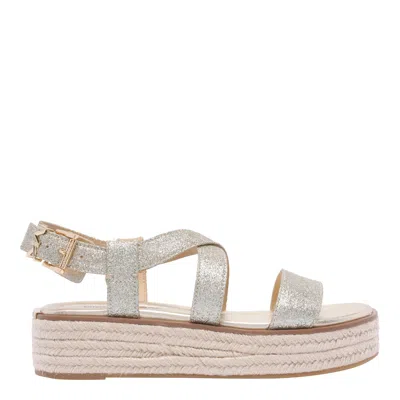 Michael Michael Kors Lynn Sandals In Dorado
