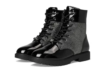 Michael Michael Kors Madeline Alistair (little Kid/big Kid) Girl's Shoes Black Sparkle : 1 Little Kid M, Synthetic
