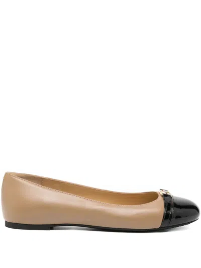 Michael Michael Kors "mandy" Flat Ballet Shoes In Gray