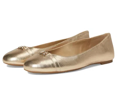 Michael Michael Kors Mandy Flat In Gold