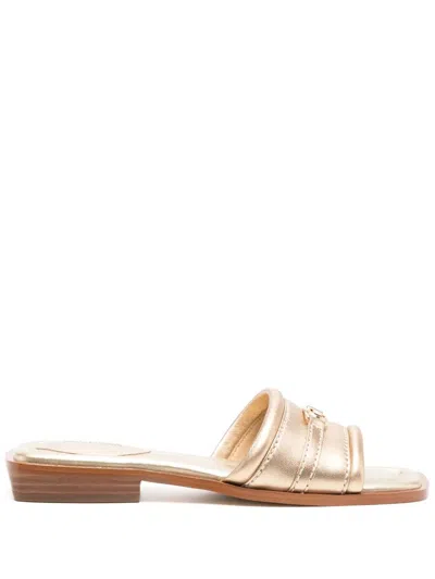 Michael Michael Kors Mandy Golden Flat Sandal