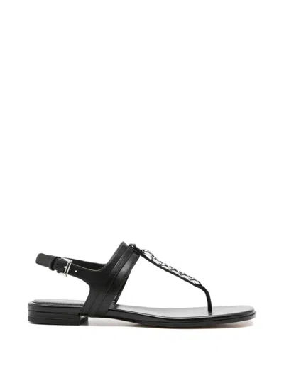 Michael Michael Kors Marcia Chain-detail Sandals In Black