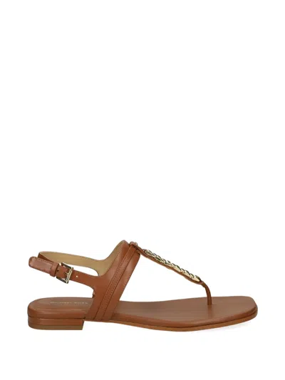 Michael Michael Kors Marcia Chain-strap Sandals In Brown