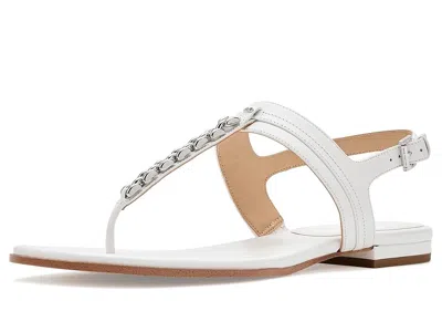 Michael Michael Kors Marcia Thong Sandals In White