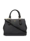 Michael Michael Kors Sienna Pebbled-leather Tote Bag In Black