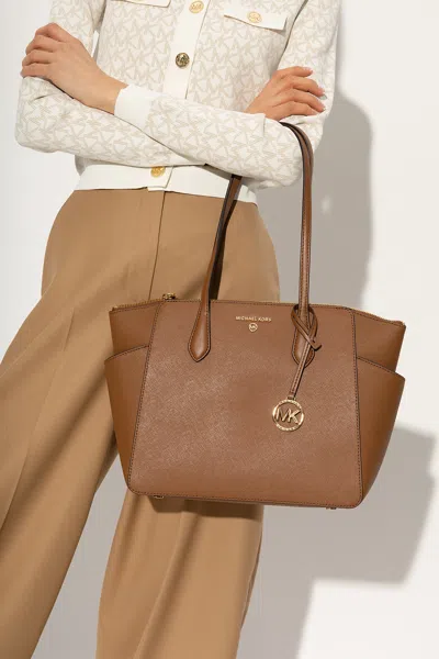 Michael Michael Kors ‘marilyn Medium' Shoulder Bag In Brown