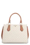Michael Michael Kors Printed Canvas Marilyn Handbag In Panna