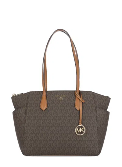 Michael Michael Kors Marylin Shoulder Bag In Gray
