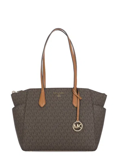 Michael Michael Kors Marylin Shoulder Bag In Gray