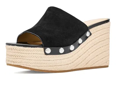 Michael Michael Kors Mayes Wedge Sandals In Black
