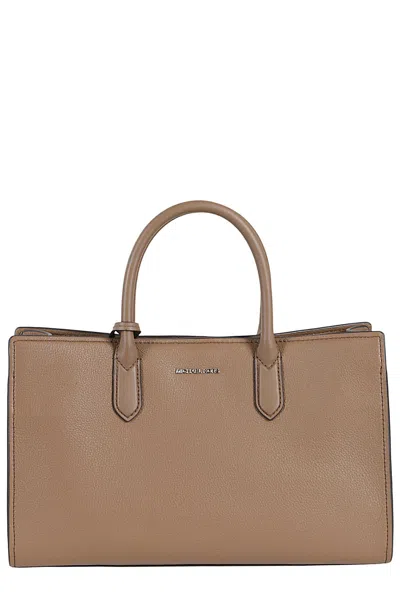 Michael Michael Kors Md Ew Satchel In Driftwood