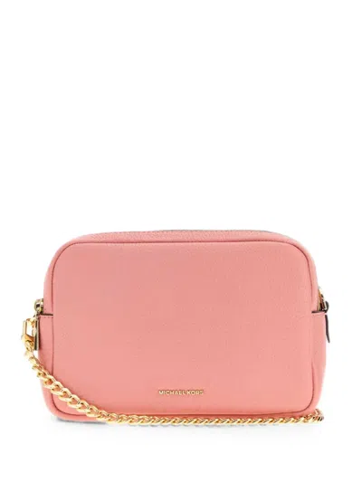 Michael Michael Kors Michael By Michael Kors Medium Bryant Leather Shoulder Handbag In Pink