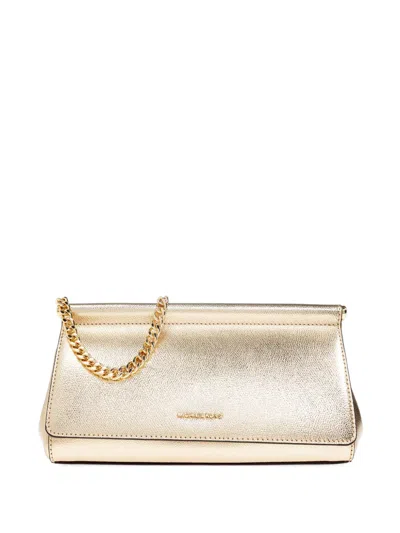 Michael Michael Kors Medium Carmine Metallic Shoulder Bag In Gold