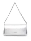 Michael Michael Kors Medium Carmine Shoulder Bag In Silver
