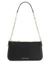 Michael Michael Kors Medium Clutch Bag With Empire Logo In Black