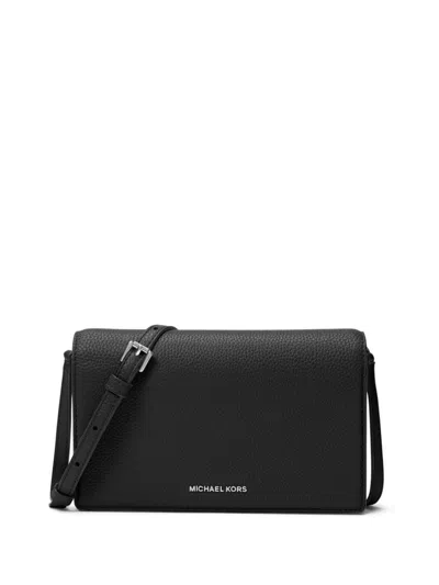 Michael Michael Kors Medium Flap Crossbody Bag In Black