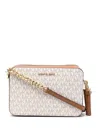 Michael Michael Kors Medium Ginny Shoulder Bag In Neutrals