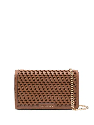 Michael Michael Kors Medium Jet Set Cross Body Bag In Brown