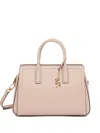 Michael Michael Kors Medium Laila Leather Satchel Bag In Pink