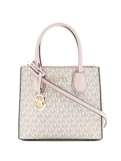 Michael Michael Kors Medium Mercer Tote Bag In Neutral