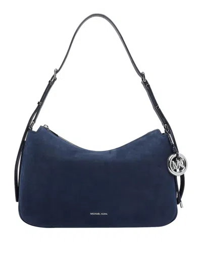 Michael Michael Kors Medium Nolita Shoulder Bag In Blue