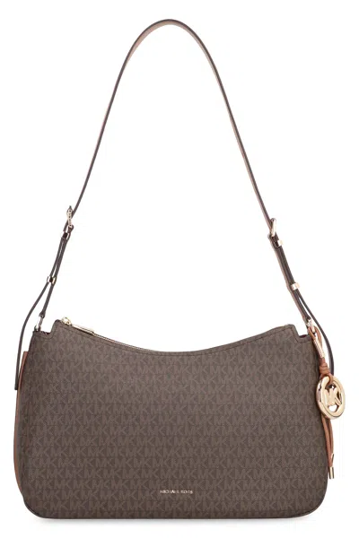 Michael Michael Kors Medium Nolita Shoulder Bag With Logo In Brown