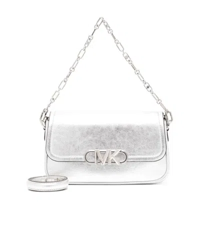 MICHAEL KORS MICHAEL MICHAEL KORS PARKER MEDIUM METALLIC SHOULDER BAG